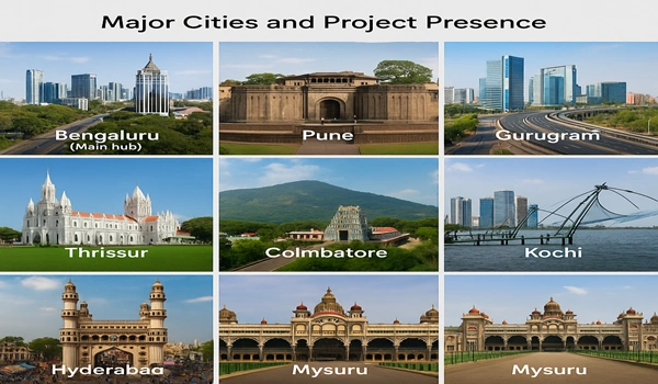 Major Cities and Project Presence